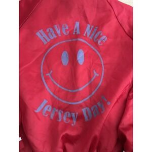 Vtg 90's NFL Super Bowl XXIV satin Chalk Line Custom Have a Nice‎ Jersey Day L